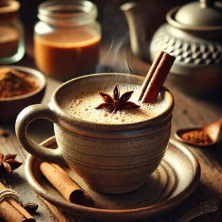 چایی ماسالا همراه با شیر